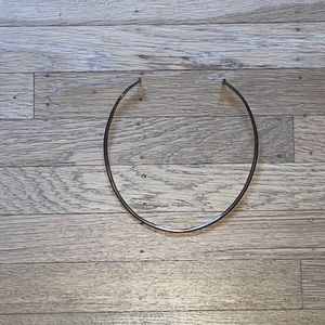 Genuine Silver Cuff Necklace